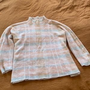 Pastel Plaid Sweater